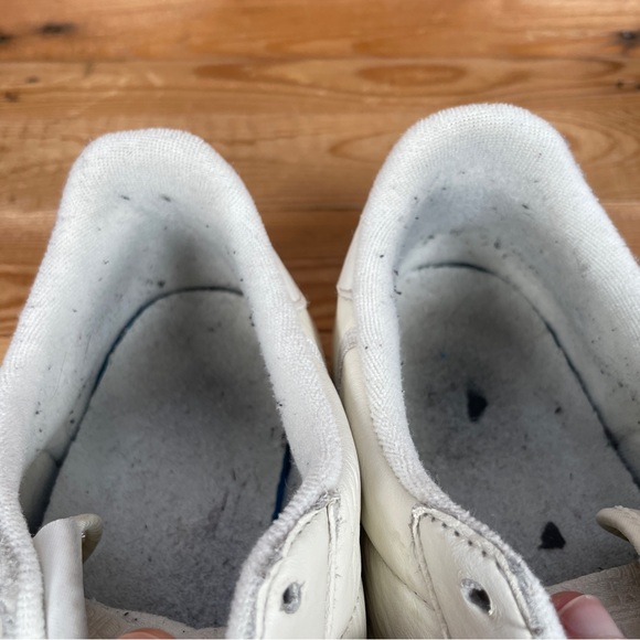 ADIDAS Originals Continental 80 Trainers Sz UK 9 Men Beige Leather Lace Up Shoes - Picture 12 of 13